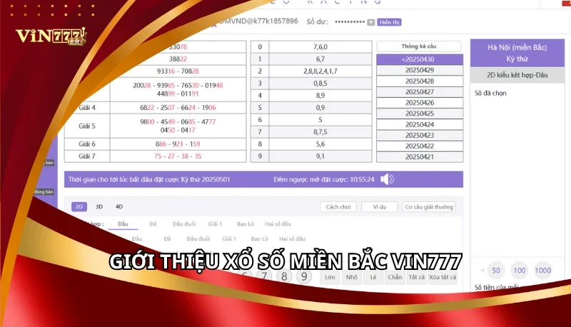 Giới thiệu chung về Xổ số miền Bắc Vin777