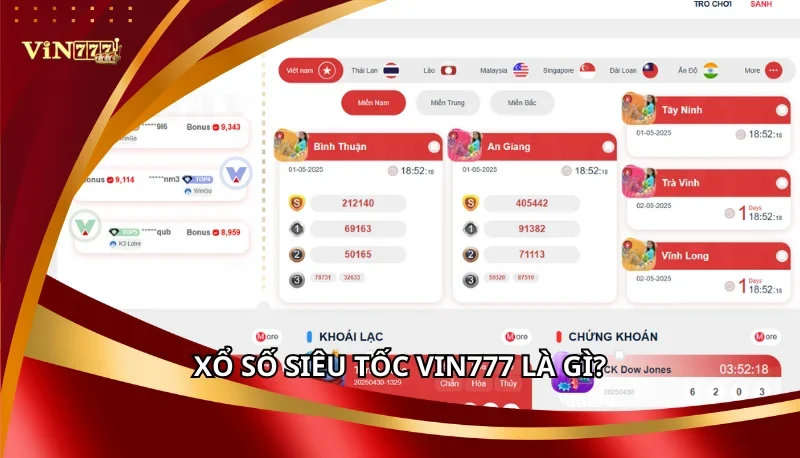 Xổ số siêu tốc Vin777 là gì?